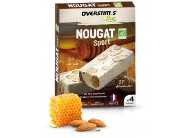 OVERSTIMS Étui Nougat Bio 4 barres
