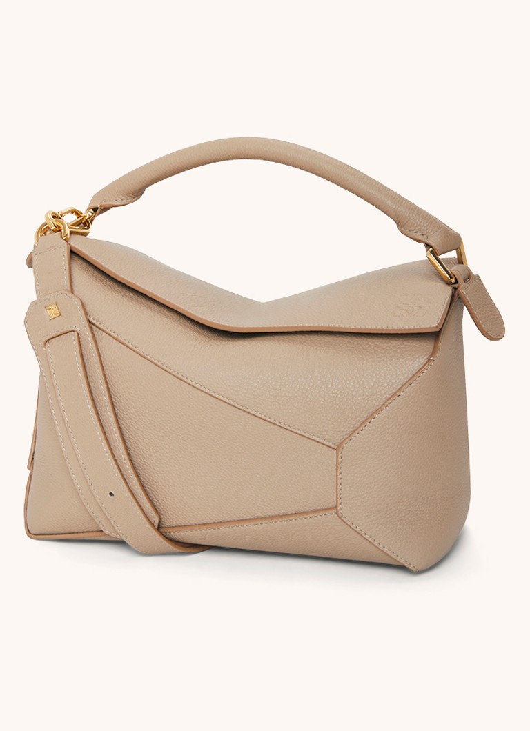 LOEWE Puzzle Edge -olkalaukku vasikannahkaa