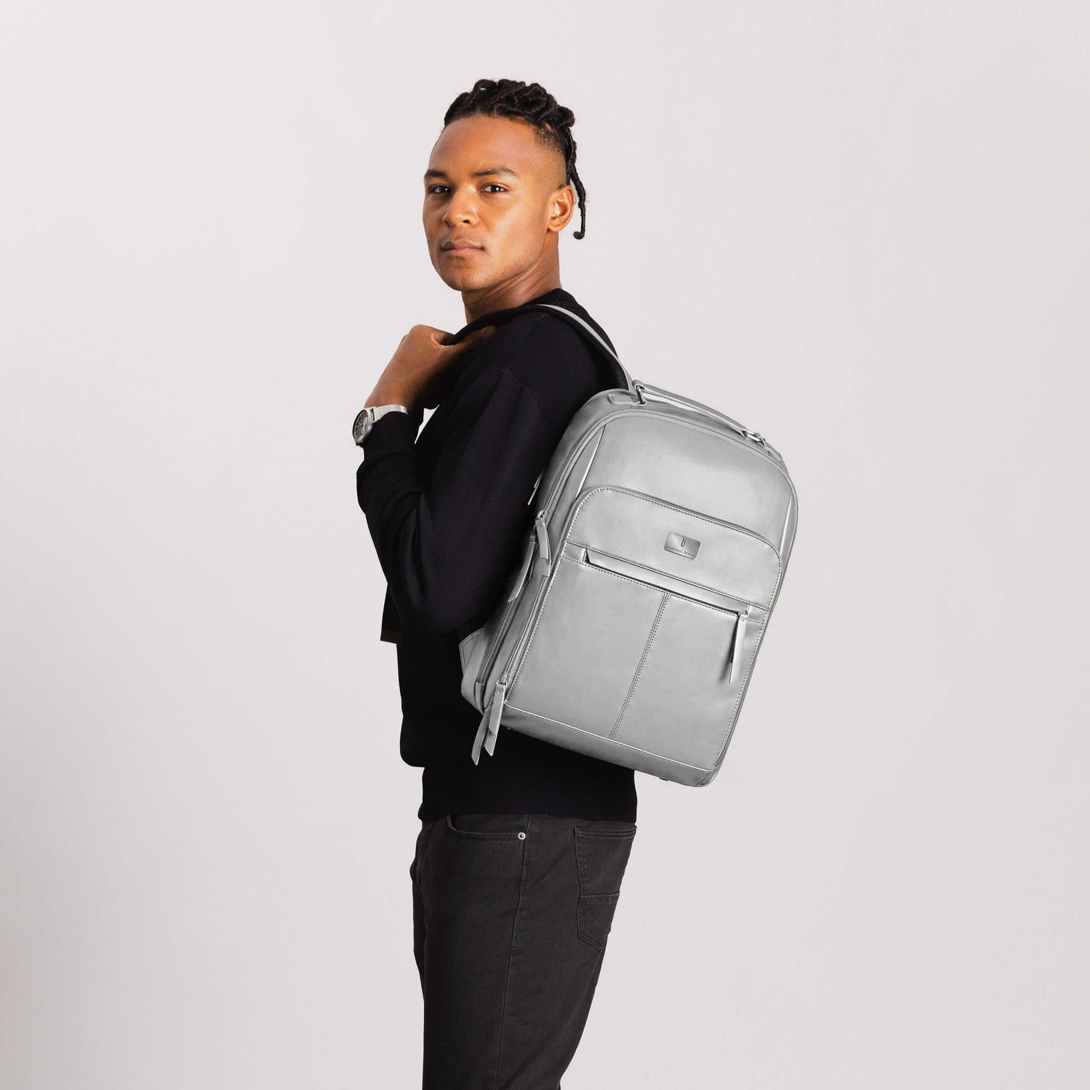 Lilienthal Berlin Reiserucksack Virtuoso - Essential Backpack - Light Grey