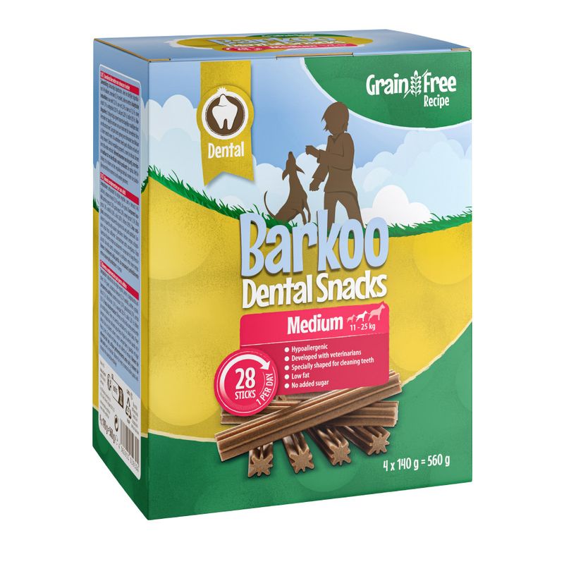 Sparpaket Barkoo Dental Snacks - GETREIFEDREIE Rezeptur