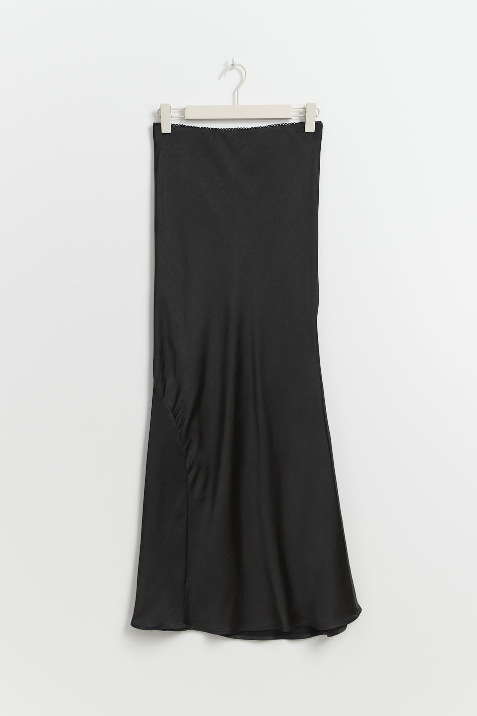 Satin tall mermaid maxi skirt
