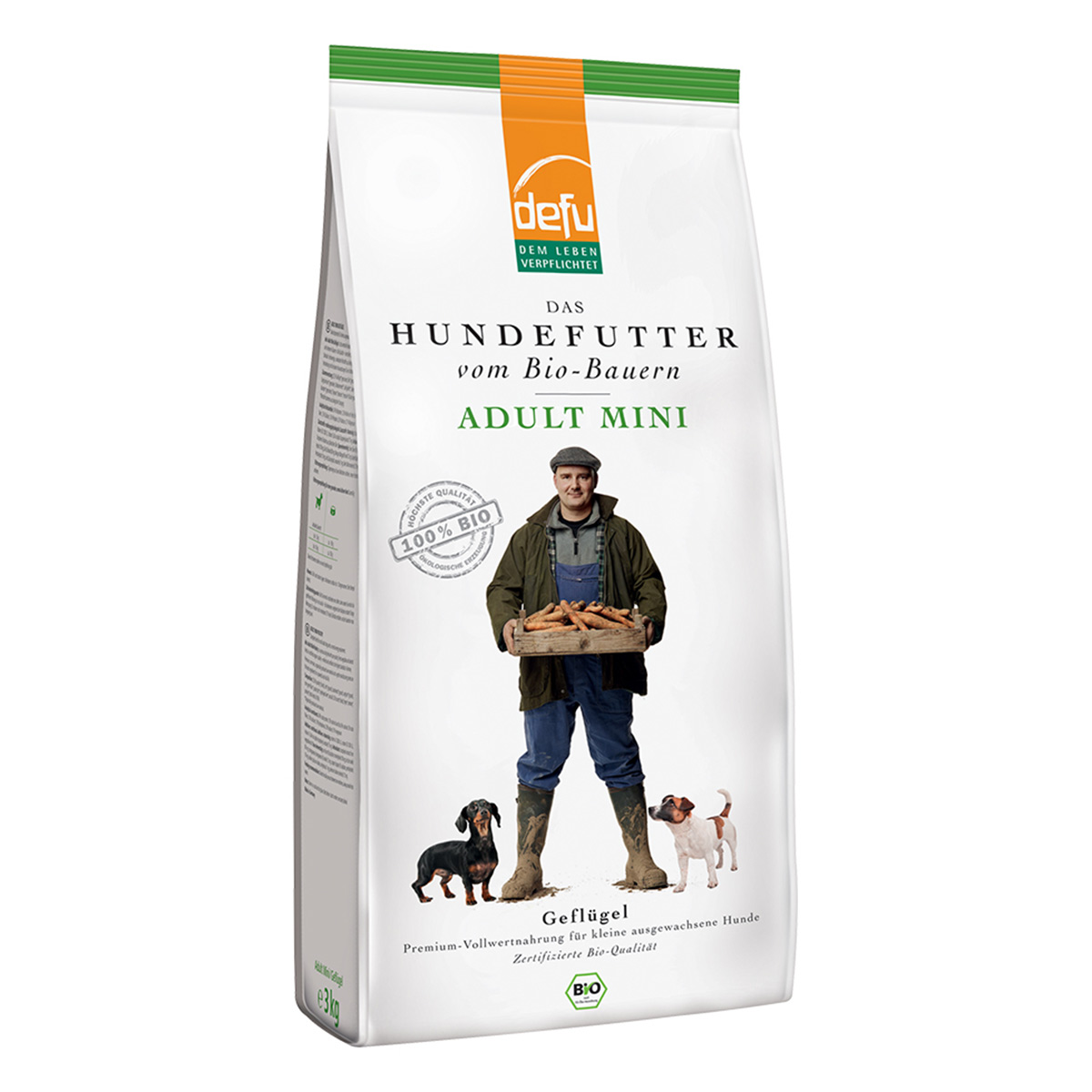 Defu Adult Mini Bio-Geflügel Trockenfutter 3kg bei ZooRoyal