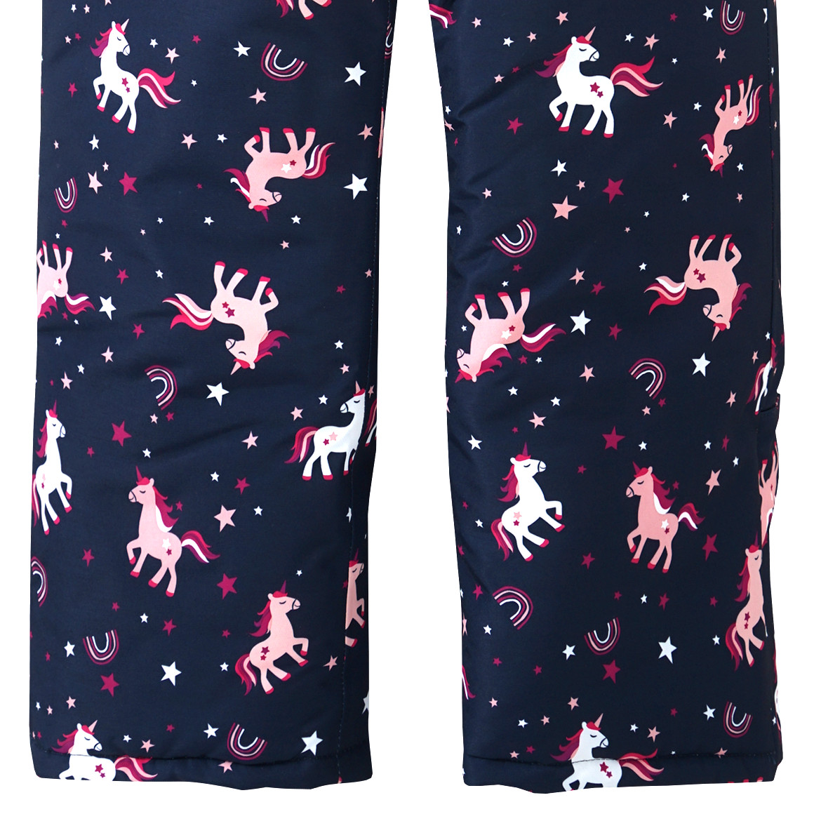 Mädchen Schneehose mit Einhorn-Allover