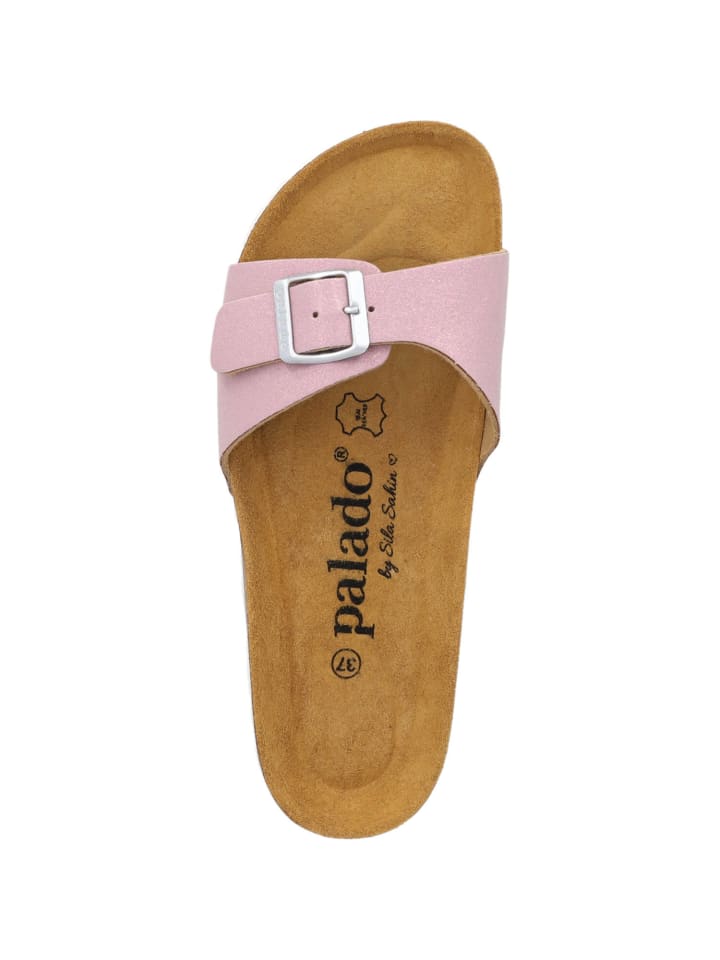 palado Pantoletten in pink glitzer günstig kaufen