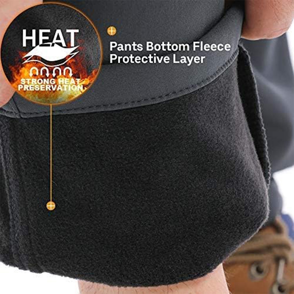 megadot Schneehose Kinder Softshellhose Schneehose Gefüttert Cargohose Outdoorhose Wasserdicht Thermohose Jungen Mädchen Winter Wanderhose