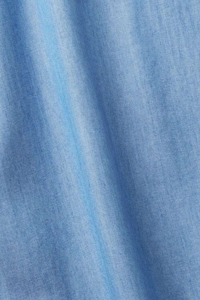 Ärmelloses Midikleid in Jeansoptik