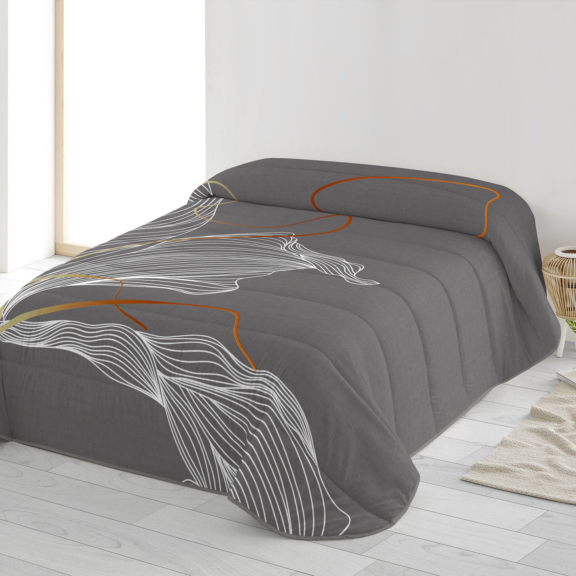 Couette microfibre imprimée vent 200 g/m²