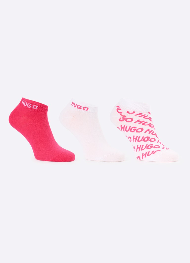 Chaussettes de sport HUGO BOSS avec logo, lot de 3