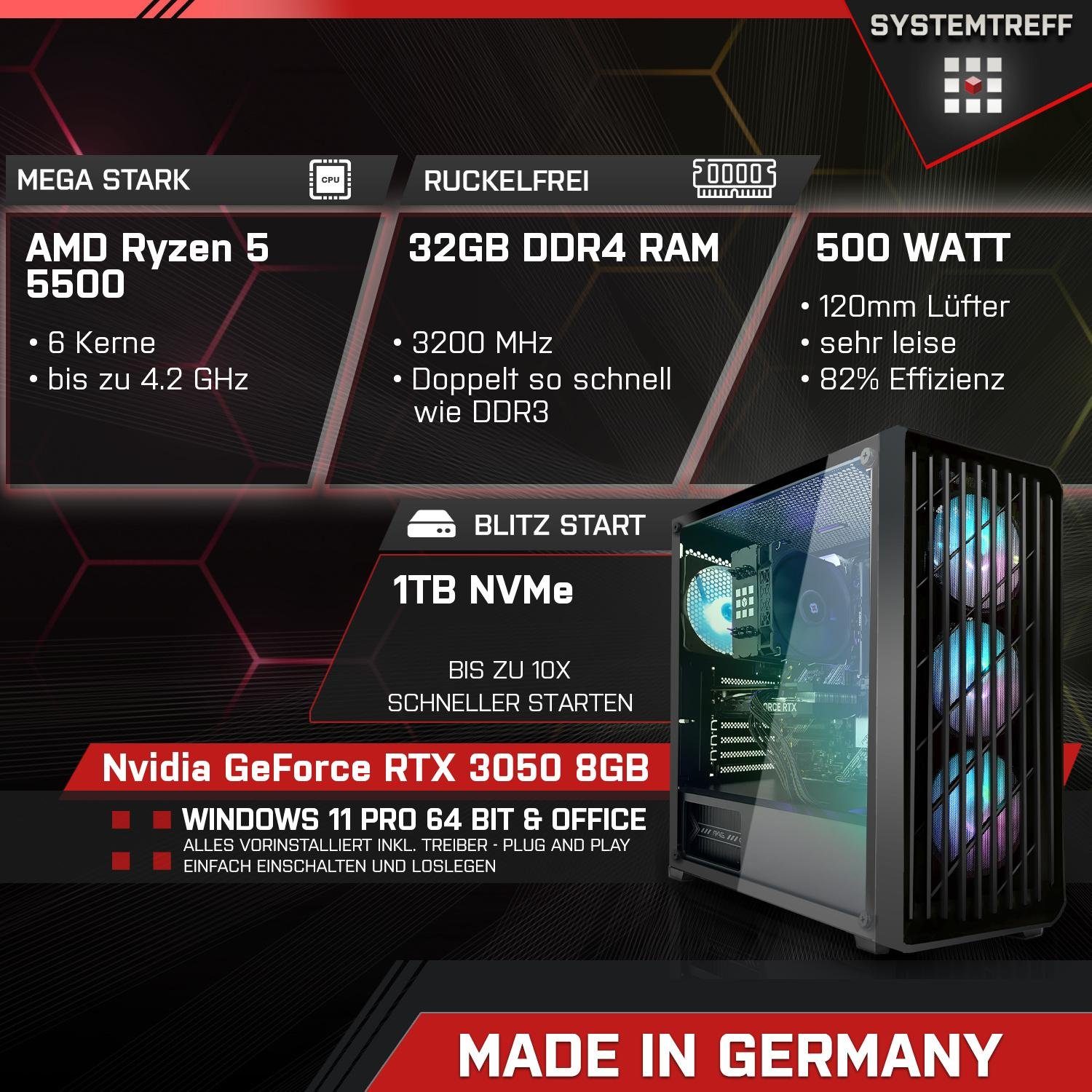 SYSTEMTREFF Gaming-PC-Komplettsystem (27