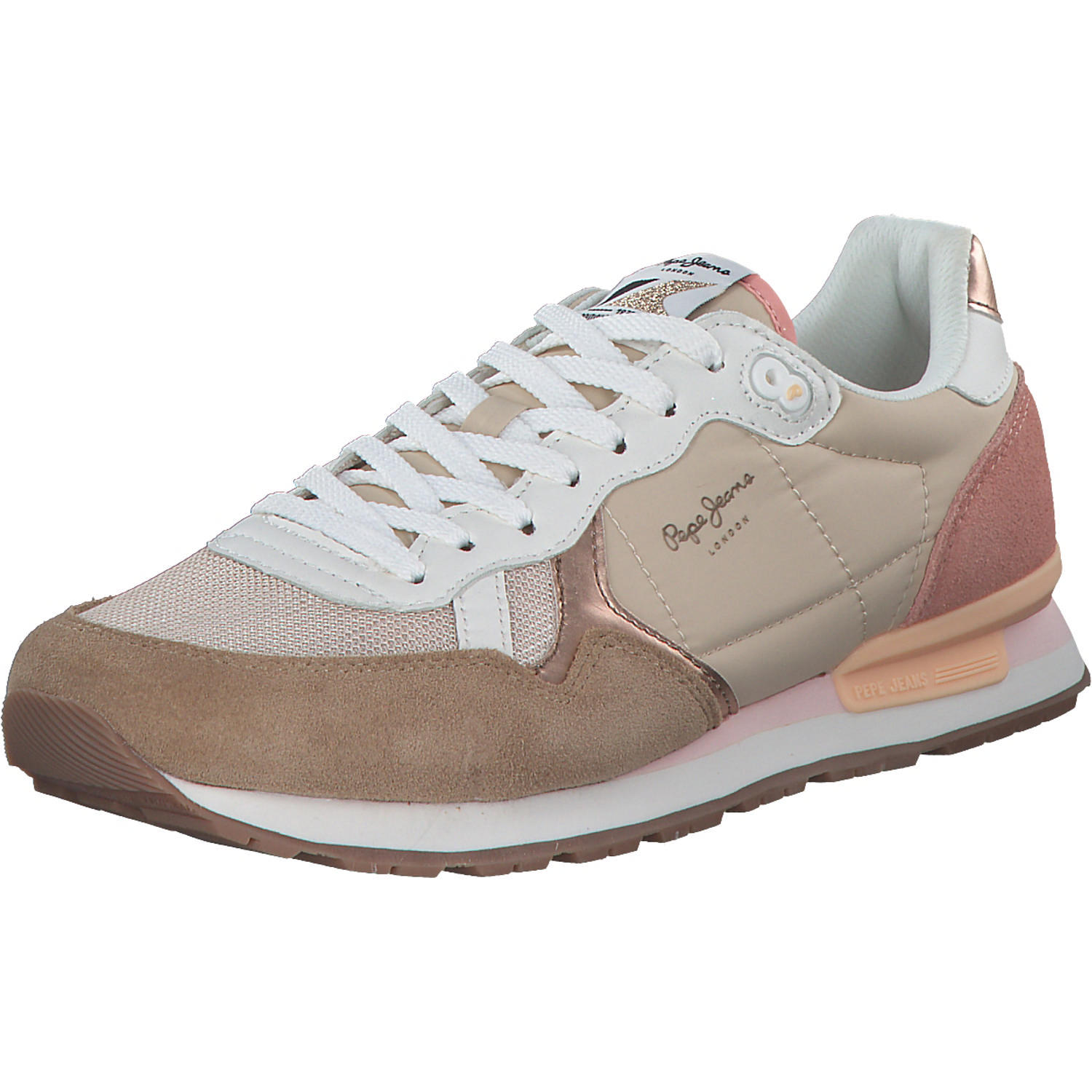 Pepe Jeans PLS40012, Schnürschuhe, Damen, Beige