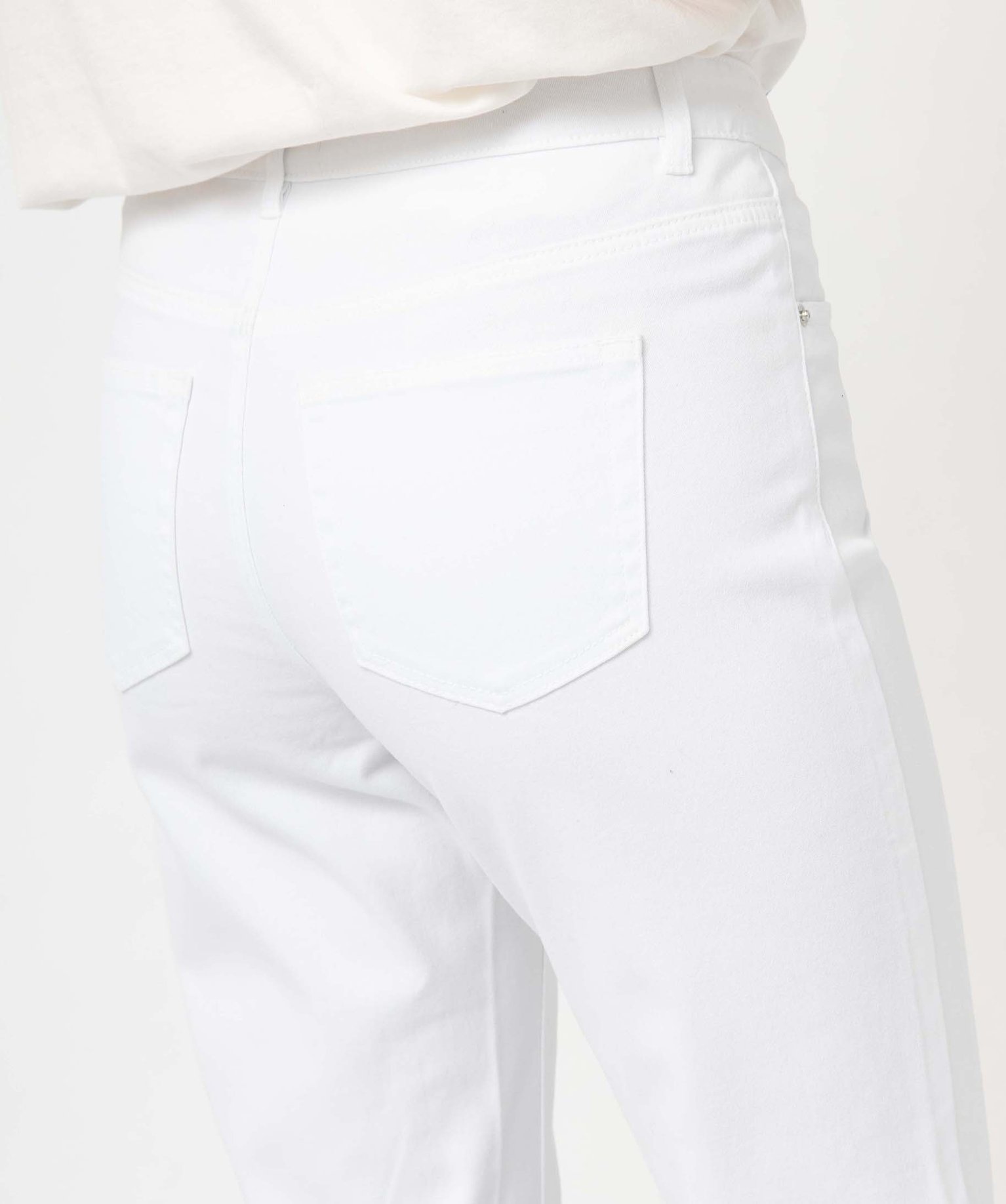 Jean femme coupe Regular - L26 blanc | GEMO