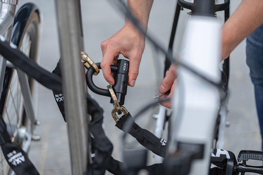 Axa Loop 110 Kettenschloss inkl. Hängeschloss kaufen | Bike-Discount