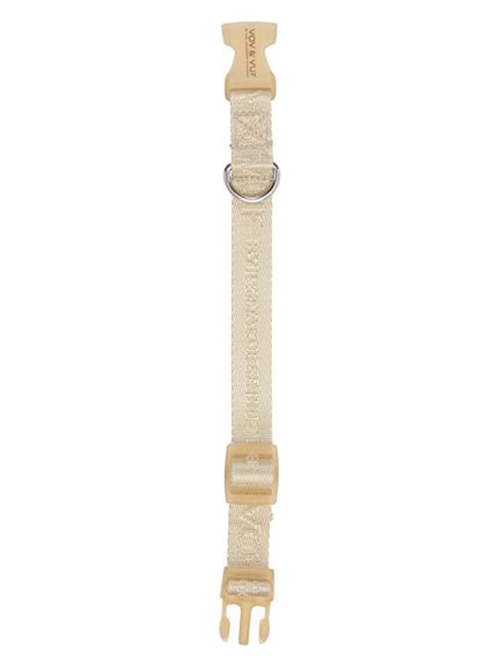 VOV & VUF Hundehalsband in Creme günstig kaufen