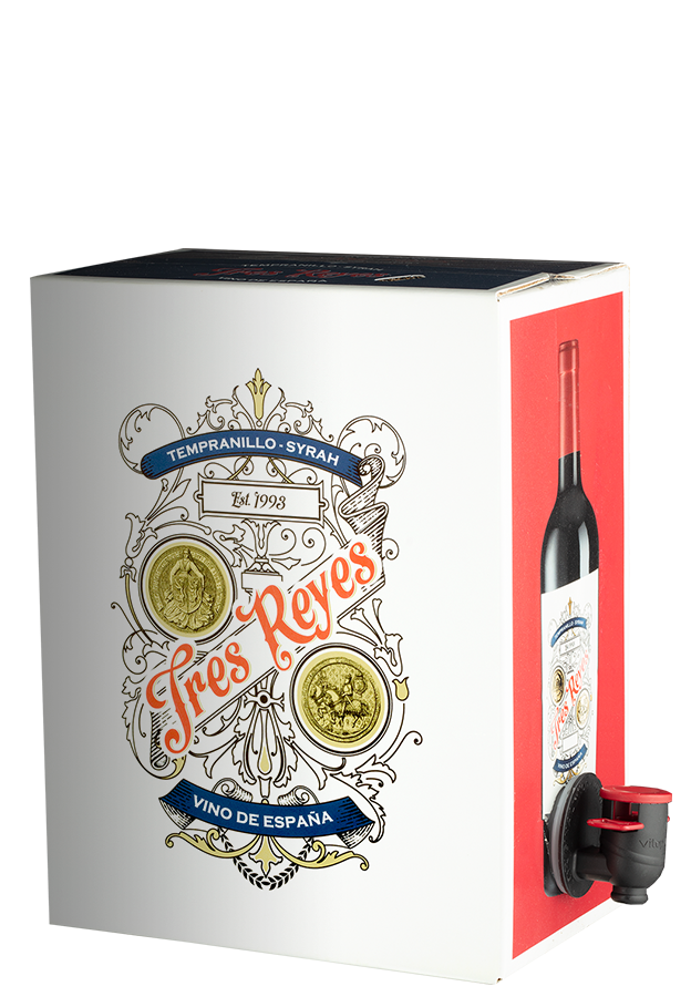 Tres Reyes Tempranillo-Syrah Bag-in-Box - 3,0 L 2020