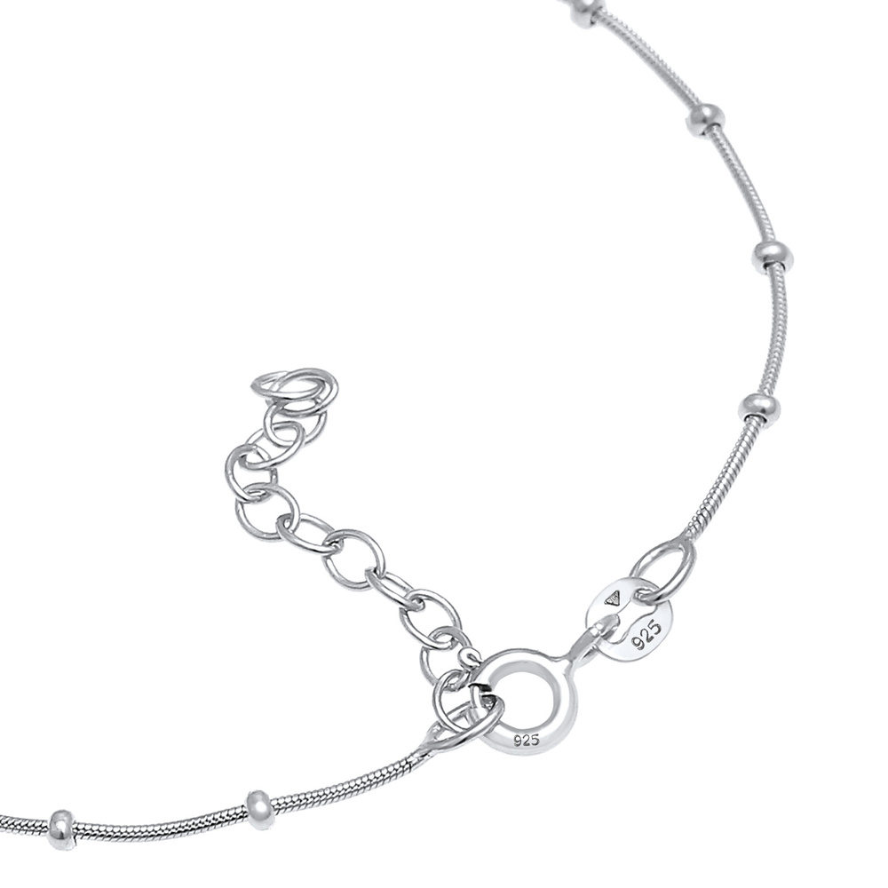 Elli Elli Bracelet Chaîne de serpent pour dames en filigrane ajustable en argent sterl Bracelet