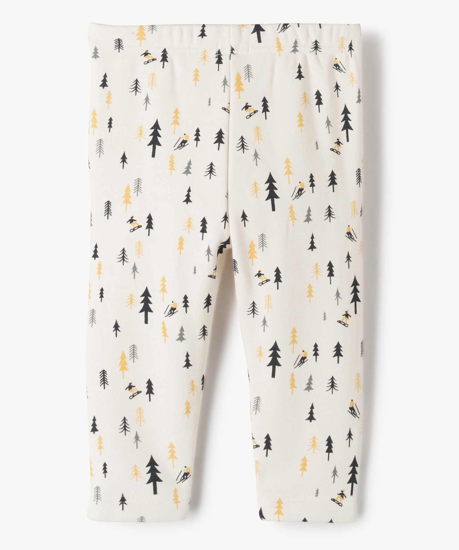 Pantalon bébé Garçon en maille avec intérieur peluche ecru | GEMO