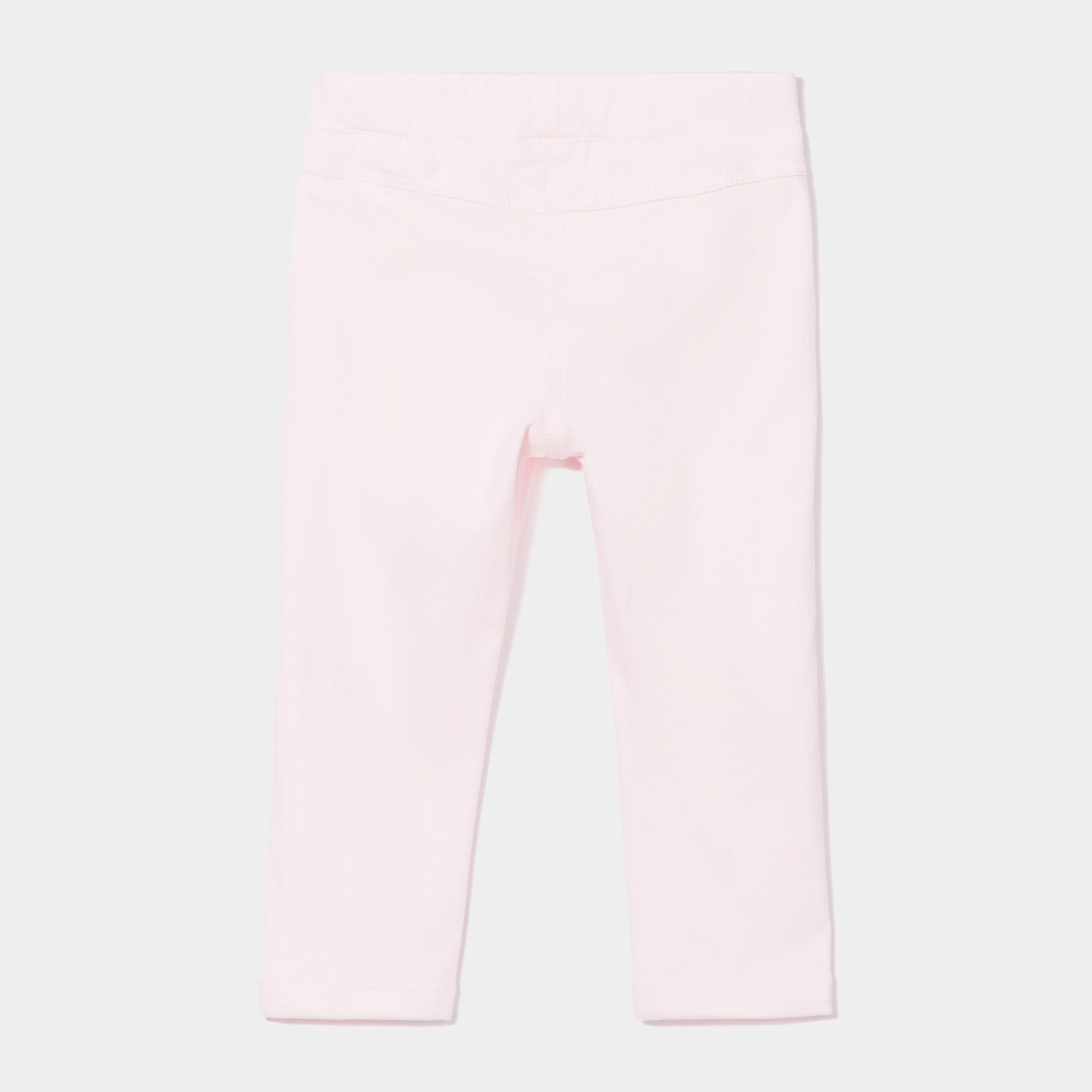 Pantalon tregging ajusté rose clair bébé fille | La Halle