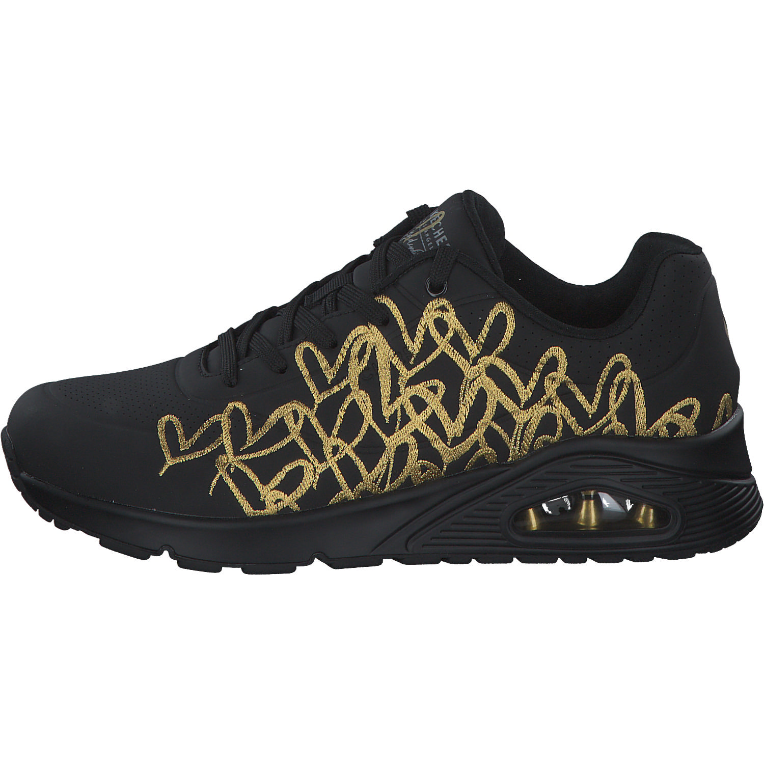 Skechers 177975, Schnürschuhe, Damen, Schwarz