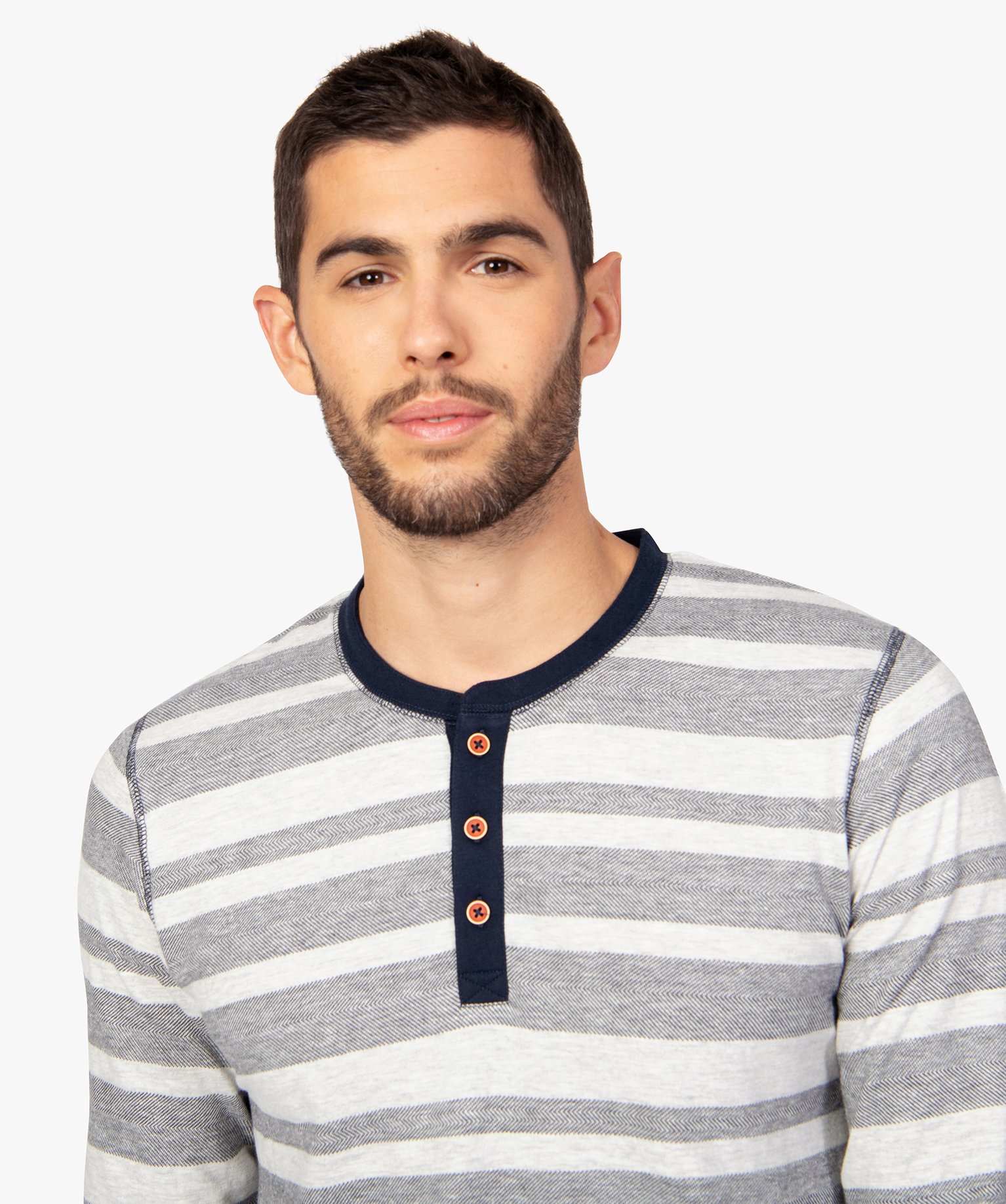 Pyjama homme 2 pièces tee-shirt et pantalon dépareillés bleu | GEMO