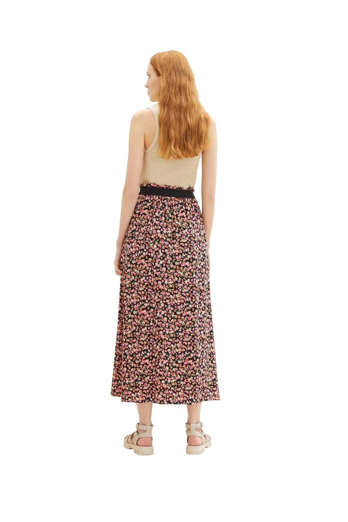 Tom Tailor Denim  Rock - Mehrfarbig - Maxi