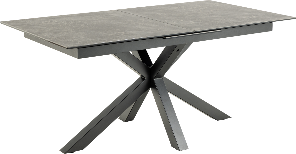 Ausziehtisch Heaven Keramik Schwarz 168 cm