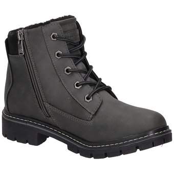 Tom Tailor Schnür Boots in grau