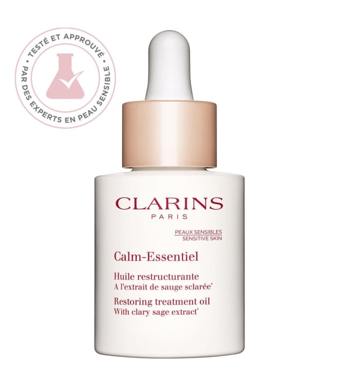 Clarins-CALM-ESSENTIEL HUILE RESTRUCTURANTE-A l’extrait de sauge sclarée*