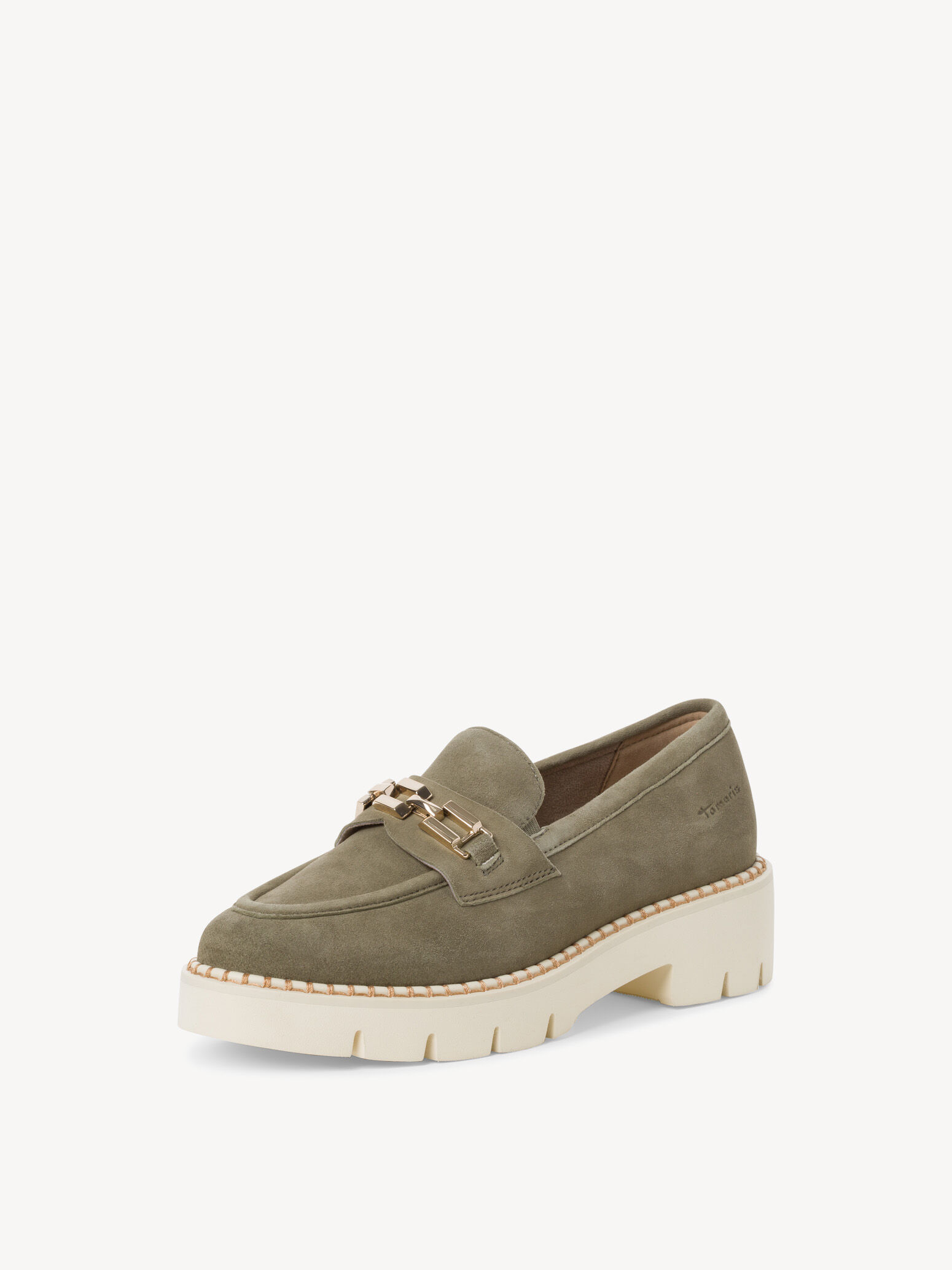 Slipper en cuir - vert