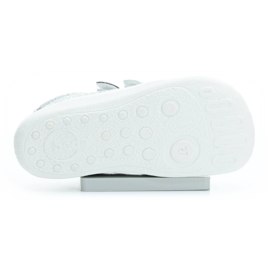 Beda Silberglanz Barfuß-Halbschuhe (BF 0001/W/low)