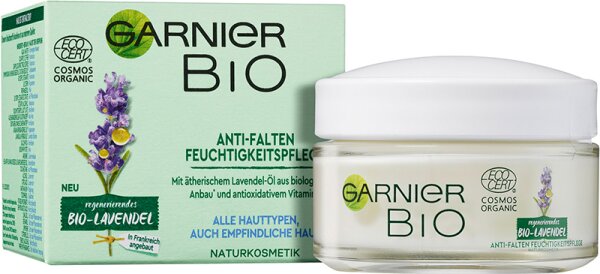 Garnier Bio Lavendel Anti-Falten Feuchtigkeitspflege Gesichtscreme