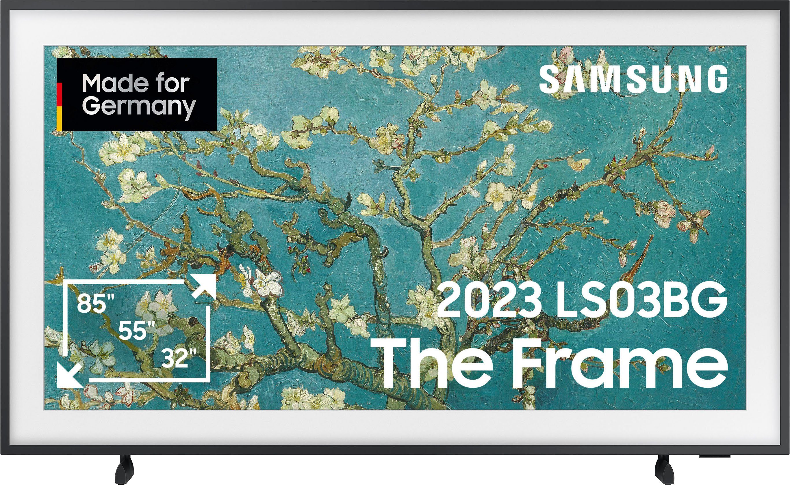 Samsung GQ50LS03BGU LED-Fernseher (125 cm/50 Zoll, Google TV, Smart-TV, Mattes Display,Austauschbare Rahmen,Art Mode)