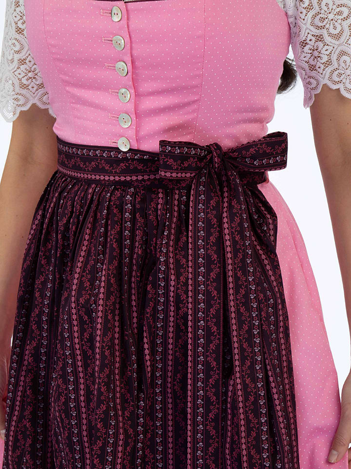 Berwin & Wolff Dirndl in Rosa/ Schwarz günstig kaufen
