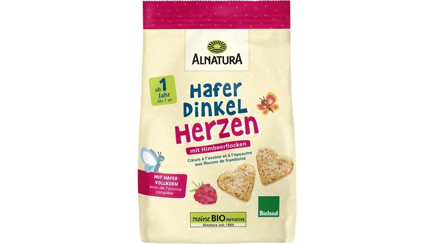Alnatura Bioland-Hafer-Dinkel-Herzen 125 g