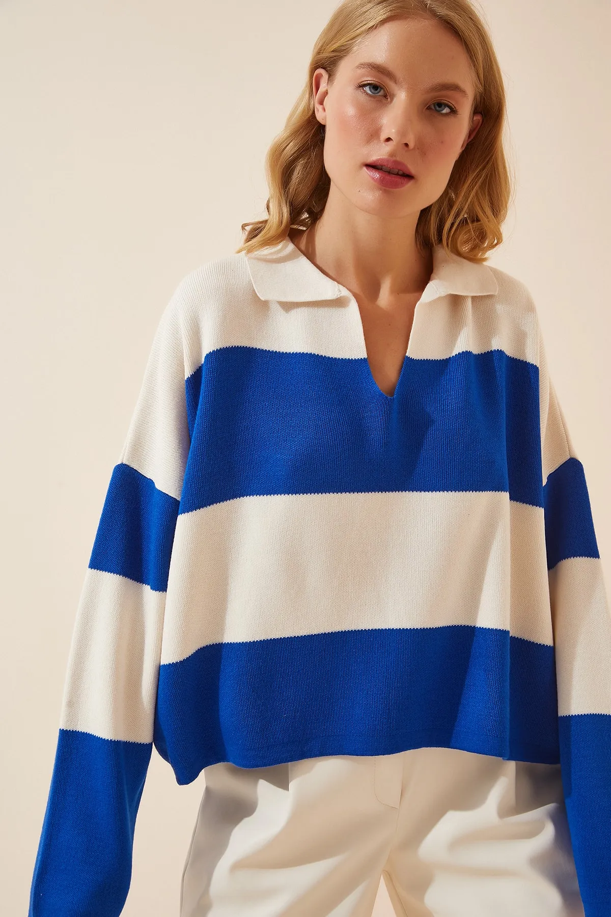 Happiness İstanbul  Pullover - Mehrfarbig - Oversized