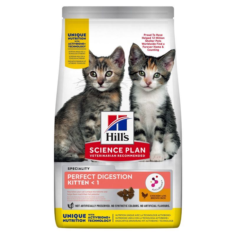 Hill's Trockenfutter Hill's Science Plan Perfect Digestion Kitten mit Huhn und Reis 1,5 kg