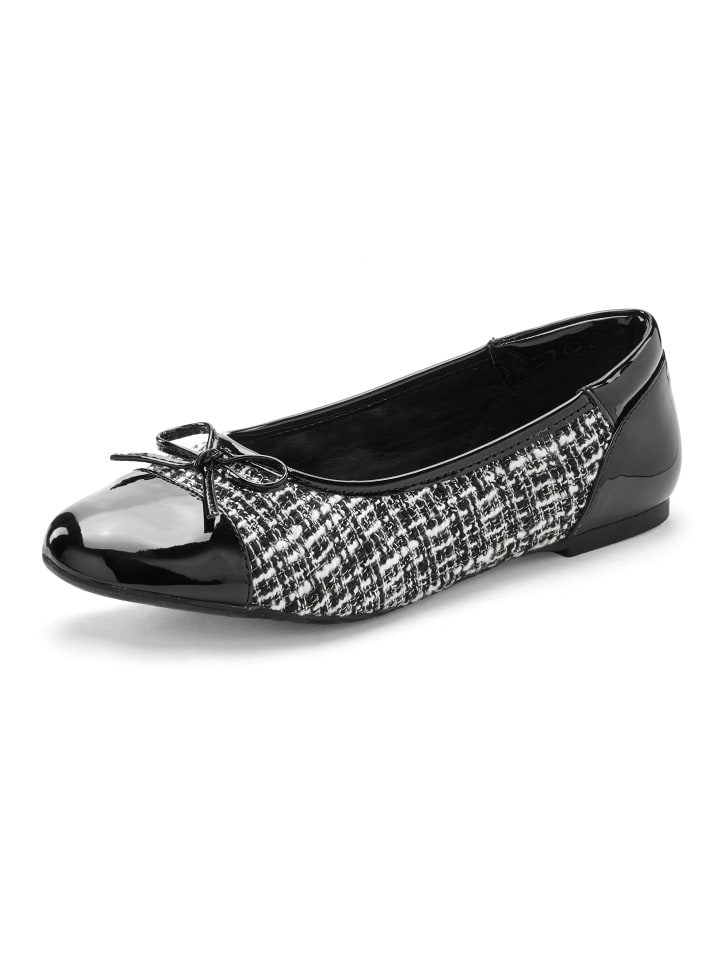 LASCANA Ballerina in schwarz günstig kaufen