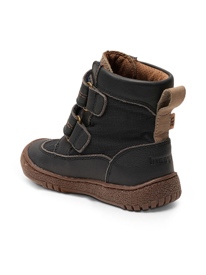bisgaard Leder-Boots in Dunkelblau günstig kaufen