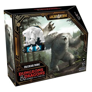 Dungeons & Dragons: Ehre unter Dieben Golden Archive Actionfigur Eulenbär/Doric 15 cm