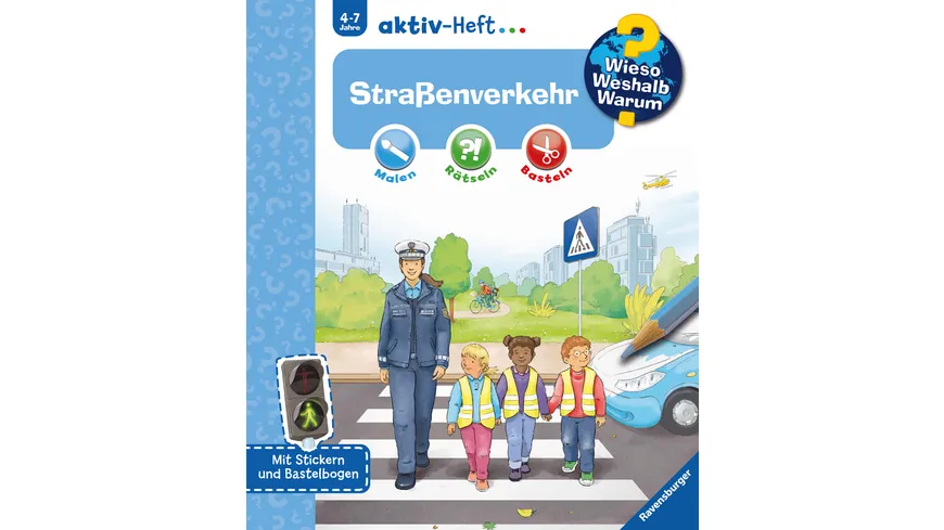 Ravensburger - Wieso? Weshalb? Warum? aktiv-Heft: Straßenverkehr