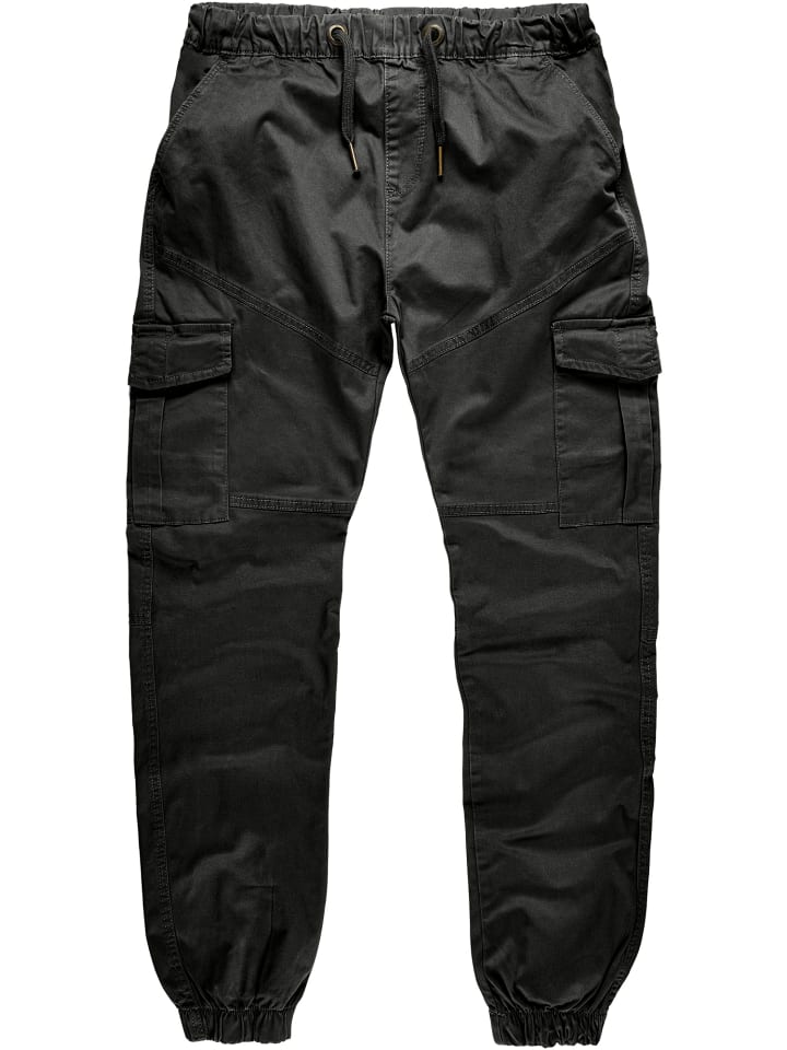Amaci&Sons Cargo Jogger-Chino SAN ANTONIO in Schwarz günstig kaufen