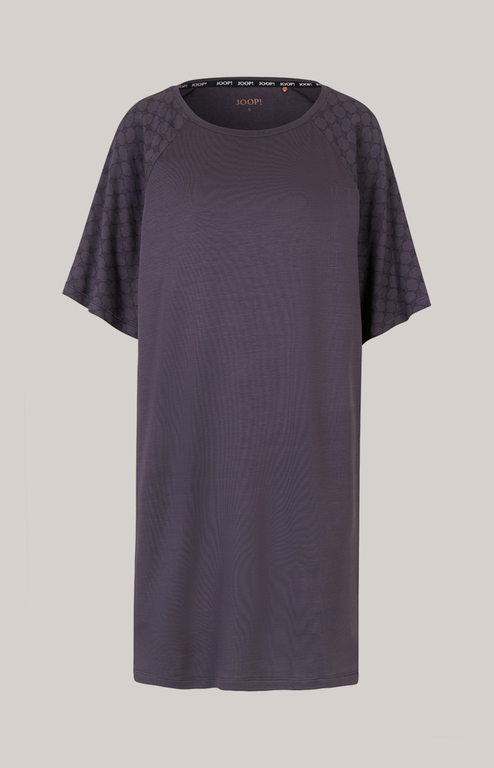 Loungewear Longshirt in Anthrazit