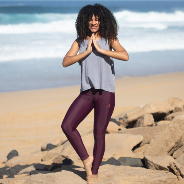 HIGH WAIST TIGHT  CHILL DARK BERRY Damen - Leggings