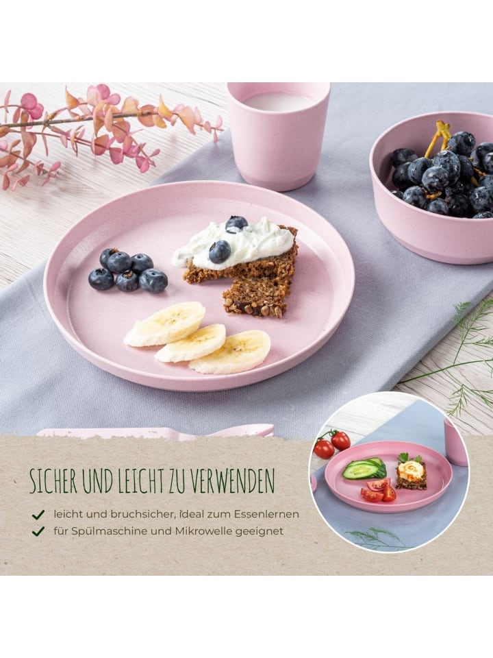 Reer Growing Teller 2er Set in Rosa ab 6 Monate günstig kaufen onesize