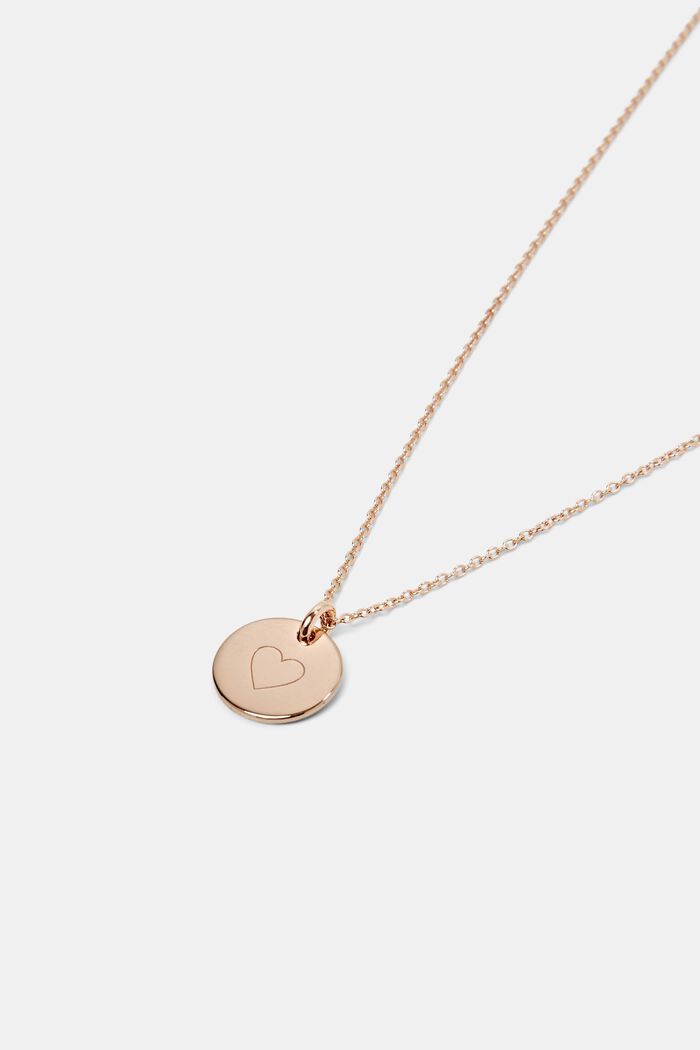 Halskette aus Sterling Silber mit graviertem Anhänger