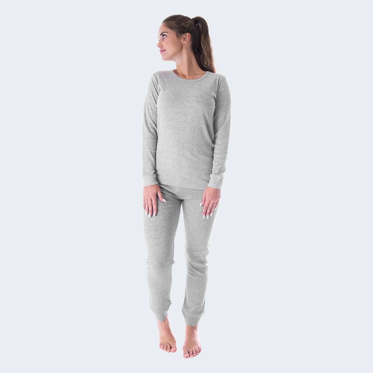 Black Snake Grey Damen Thermounterwäsche Set
