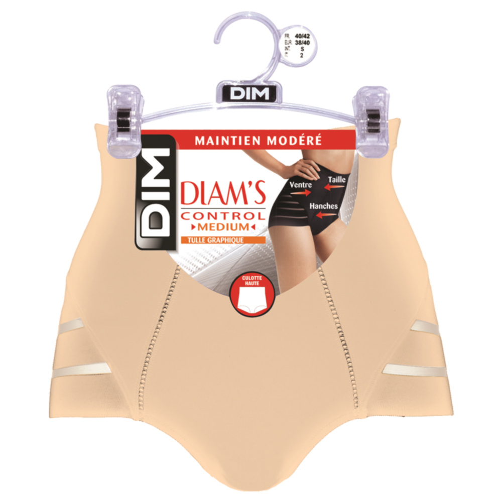 DIM Diam's Control Medium Culotte Taille Haute Peau Minceur