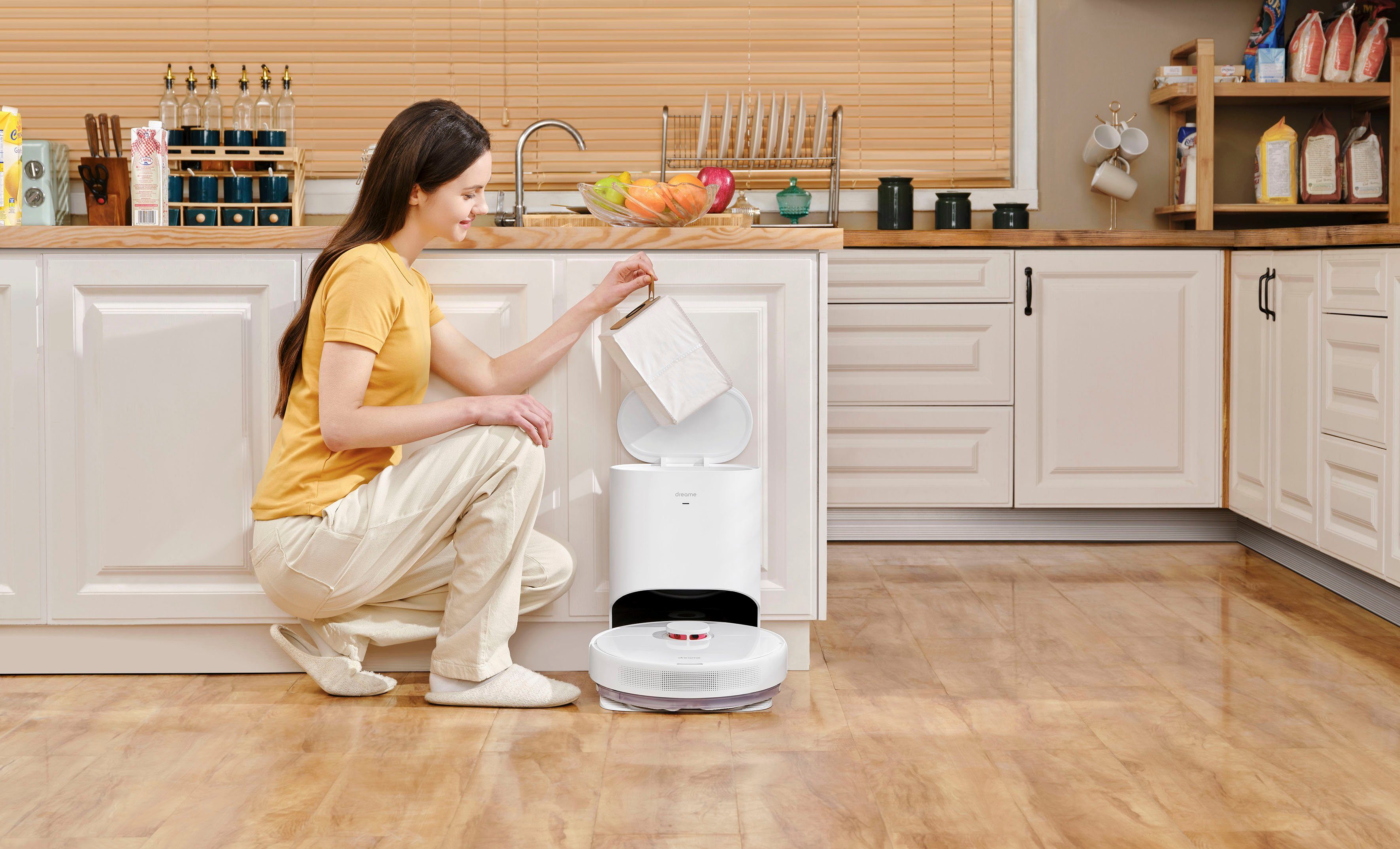 dreame Saugroboter Dreame D10 Plus;, 46 W, mit Wischfunktion und Absaugstation
