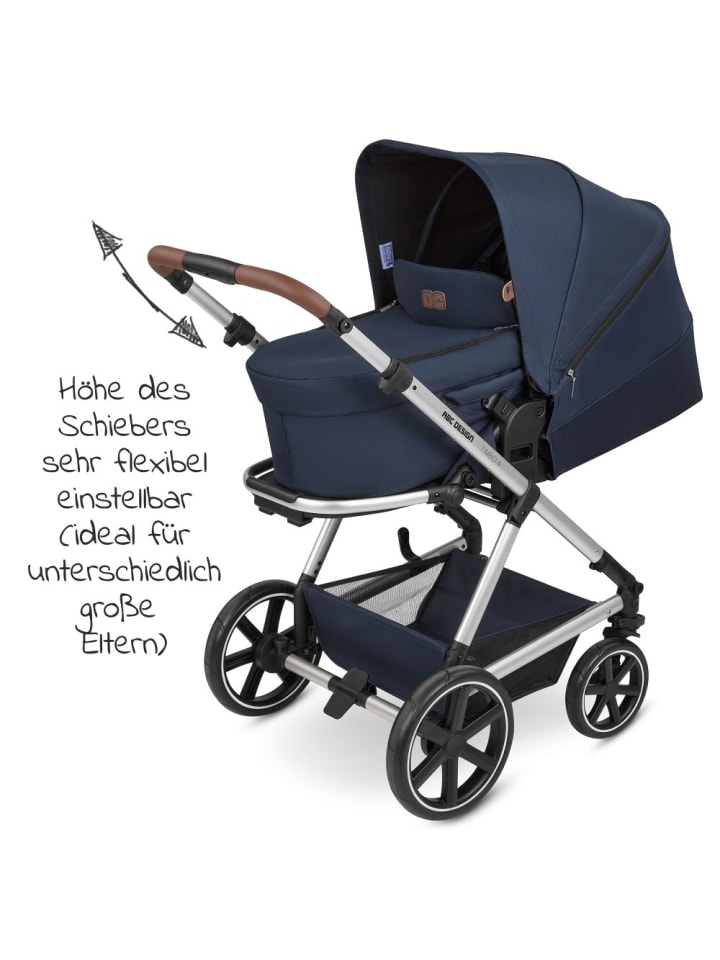 ABC-Design Kombi-Kinderwagen Timbo 4 - inkl. Babywanne & Sportsitz in blau,silber günstig kaufen onesize