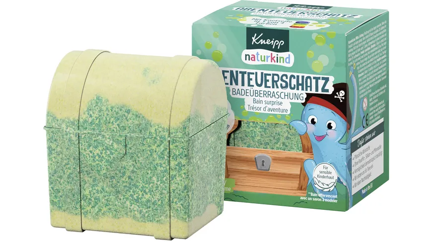 Kneipp naturkind Abenteuerschatz Badeüberraschung inkl. Knetseife 100 g