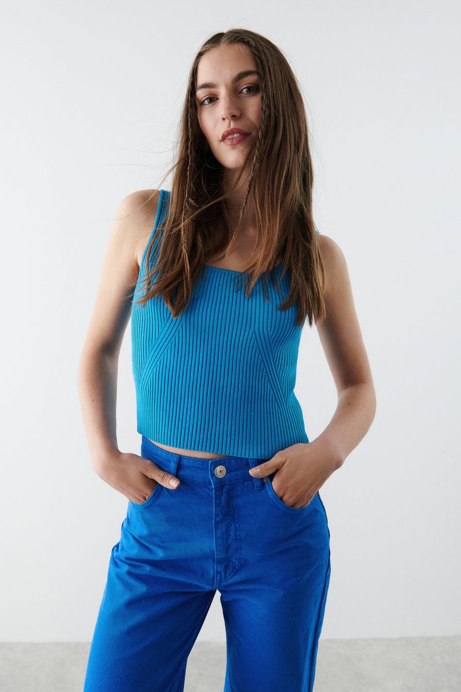 Clara knitted singlet